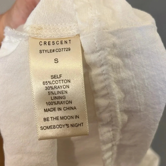 Crescent Lainey Small One Shoulder Midi Dress white - Picture 11 of 12